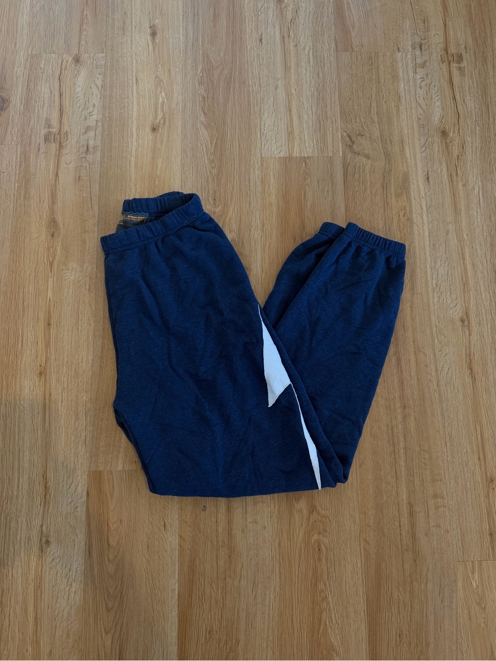 Aviator Nation Navy Joggers with White Side Stripe
